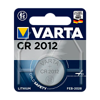 Батарейка Varta ELECTRONICS CR2012 BL1 Lithium 3V (1/10/100) 