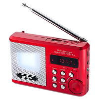 Радиоприемник Perfeo SV922 SOUND RANGER Next пластик MP3/FM bluetooth 5.3 красный