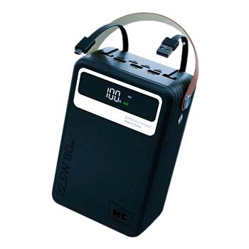 Внешний аккумулятор MORE CHOICE PB69-80 80000mAh 3.0A 3USB/2Type-C/Lighting/MicroUSB черный (1/20)