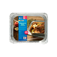 Форма алюминиевая Paterra "БОЛЬШАЯ" V=3000 мл, 322 х 255 х 51мм (1/25)