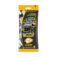 Бритва одноразовая BIC "БИК 3 Экшен" 3 лезвия 8шт. (1/10)