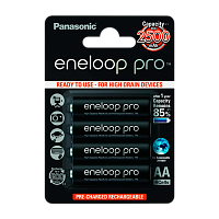 Аккумулятор предзаряженный RTU Panasonic HR6 AA BL4 NI-MH eneloop pro 2500mAh (4/40/80/480) 