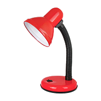 Светильник настольный Ultraflash UF-301 60W 230V E27 на основании красный (1/20)