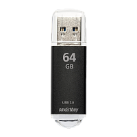 Флеш-накопитель Smartbuy V-Cut 64GB USB3.0 пластик черный