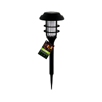 Фонарь садовый Старт Маори Факел 2.3W 12LED от солнечной батареи IP44 датчик движения черный (1/12)