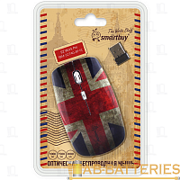 Мышь беспроводная Smartbuy 327AG классическая USB Британский флаг (1/40)