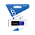 Флеш-накопитель Smartbuy Click 8GB USB2.0 пластик синий