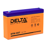 #Аккумулятор свинцово-кислотный Delta DTM 607 6V 7Ah (1/10)
