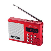 Радиоприемник Perfeo SV922 SOUND RANGER 3W пластик microSD USB/Jack3.5 красный 