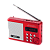 Радиоприемник Perfeo SV922 SOUND RANGER 3W пластик microSD USB/Jack3.5 красный