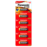 Батарейка Panasonic LR6 AA BL6  1.5V отрывные CN (Китай) (6/72/216) 