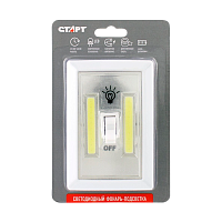 Светильник пушлайт Старт PL-2LED-COB 2LED+COB липучка (10/100)