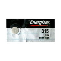 Батарейка Energizer 315 (SR716SW) BL1 Silver Oxide 1.5V 0%Hg (1/10/100/1000) 