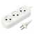 Удлинитель Smartbuy 3р.Б/З 10A 2.0м ПВС 2x1мм² белый (1/50)