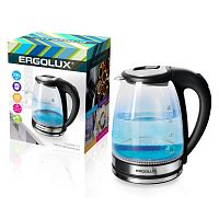 Электрочайник Ergolux ELX-KG07-C72 1700W 2.0л черный (1/12)