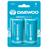 Батарейка Daewoo R20 D BL2 Heavy Duty Heavy Duty 1.5V (2/12/96)