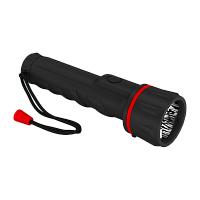 Фонарь универсальный Рекорд ММ-0203 3LED от батареек черный (1/10/60)