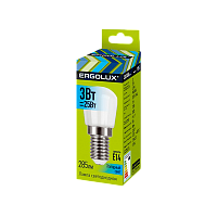 Лампа светодиодная Ergolux T26 E14 3W 4500К 220-240V для холодильника (1/10/50)