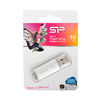 Флеш-накопитель Silicon Power Ultima II 16GB USB2.0 пластик серебряный