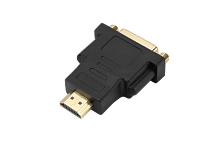 Переходник GoPower HDMI (m)-DVI-D (f) черный Premium Zip-Lock c подвесом (1/250)