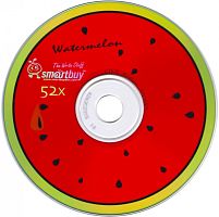 Диск CD-R Smartbuy Fresh-Watermelon 52x 80min Shrink 100 (100/600)