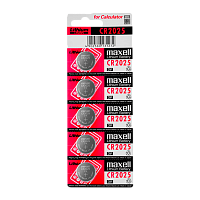Батарейка Maxell CR2025 BL5 Lithium 3V (5/100/2000)