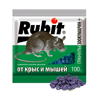 Гранулы Рубит Зоокумарин+ орех 100г (1/50)