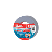 Клейкая лента Контакт ЛА 24-П50 50.0м универсальная каучук серый (1/6/24)