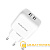 Сетевое З/У Borofone BA18 2USB 2.1A белый (1/30/120)