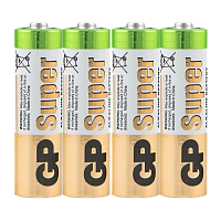Батарейка GP Super LR6 AA Shrink 4 Alkaline 1.5V (4/96/192/384)