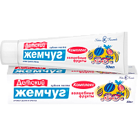 Зубная паста Невская косметика Волшебные фрукты Новый Жемчуг для детей 50мл (1/36)