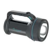 Фонарь светодиодный Космос 367W 7W 1LED от аккумулятора 2 режима черный (1/20)