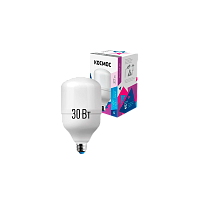 Лампа светодиодная Космос HW E27 30W 6500К 220V цилиндр матовая (1/50)