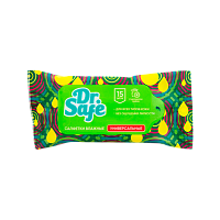 Влажные салфетки Dr.Safe 15шт. для рук лайм