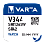 Батарейка Varta 344 BL1 Silver Oxide 1.55V (1/10/100)