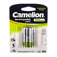 Аккумулятор бытовой Camelion HR6 AA BL2 Ni-Cd 600mAh (2/24/480) 