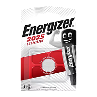 Батарейка Energizer CR2025 BL1 Lithium 3V (1/10/140) 