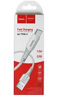 Кабель HOCO X70 USB (m)-Type-C (m) 1м 3.0A нейлон белый (1/31/310)