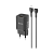 Сетевое З/У HOCO N19 Type-C 25W PD3.0 с кабелем Type-C-Lightning черный (1/12/120)