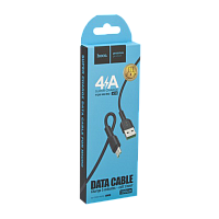 Кабель HOCO X33 USB (m)-microUSB (m) 1м 4.0A ПВХ черный (1/33/330)