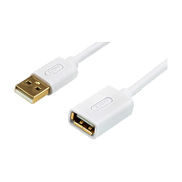 Кабель Atcom USB (m)-USB (f) 3.0м силикон белый (1/200)