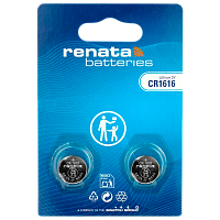 Батарейка Renata CR1616 BL2 Lithium 3V (2/20/200) 