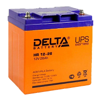 #Аккумулятор свинцово-кислотный Delta HR 12-26 12V 26Ah