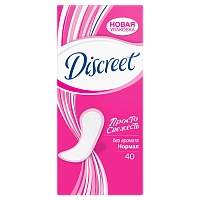 Прокладки женские ежедневные Discreet Normal 40шт. (1/14)