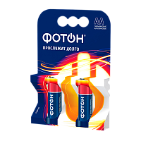 Батарейка Фотон LR6 AA BL2 Alkaline 1.5V (2/20/240)