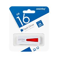 Флеш-накопитель Smartbuy Iron 16GB USB3.0 пластик белый красный