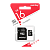 Карта памяти microSD Smartbuy 16GB Class4 4 МБ/сек с адаптером