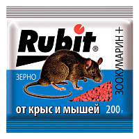 Гранулы Рубит Зоокумарин+ зерно 200г (1/30)