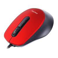 Мышь проводная Smartbuy 265 ONE классическая USB бесшумная красный (1/40)