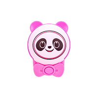 Ночник Camelion NL-253 "Панда с бантиком" 0.5W 220V в розетку синий (1/24/96)